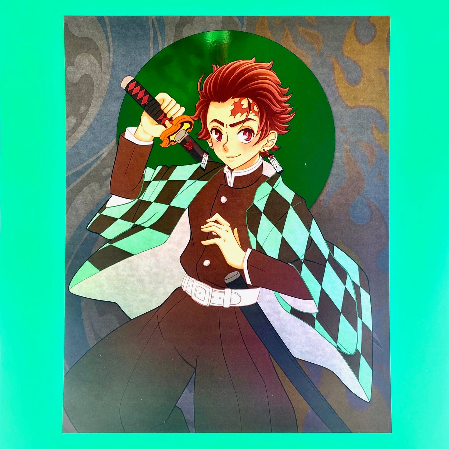 Tanjiro || Foil Print