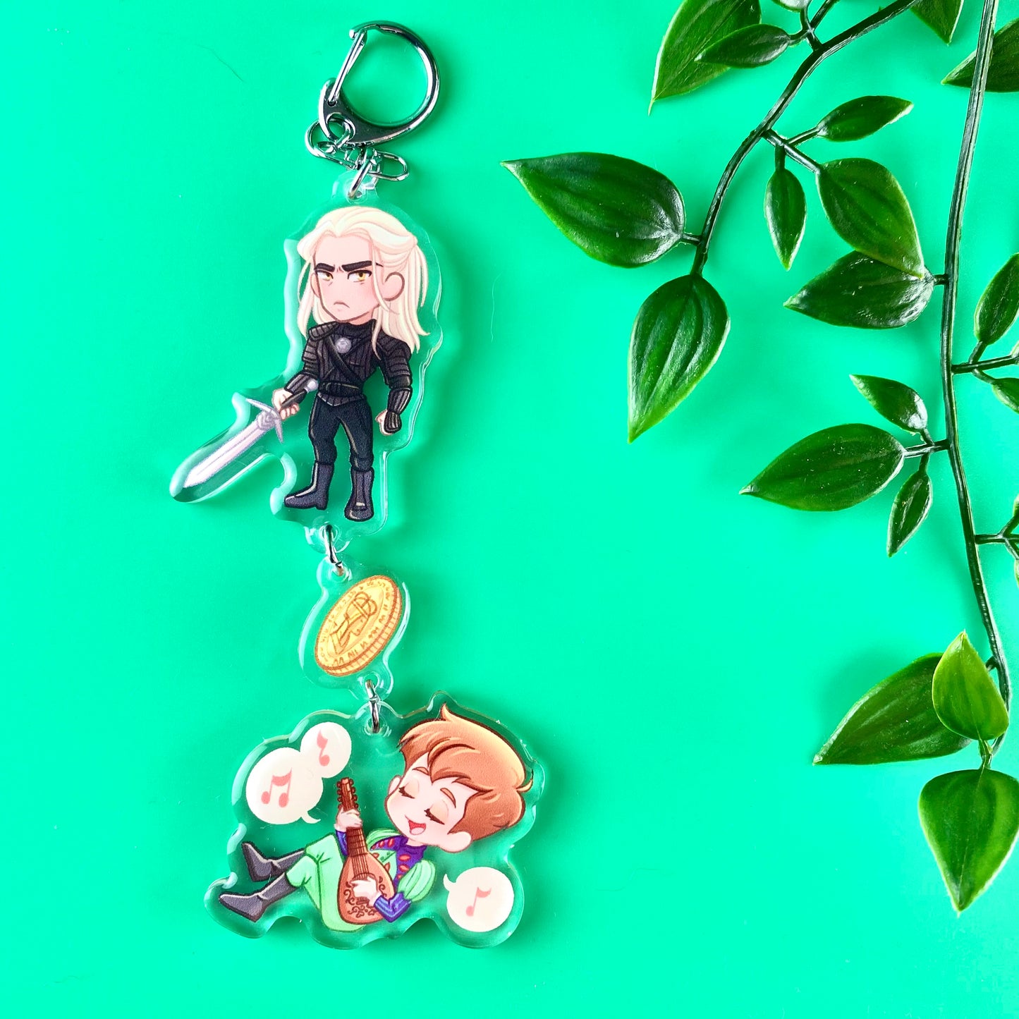 Geralt + Family || Keychain