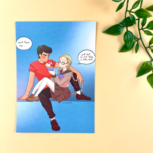 Nenji + Tomi || Postcard Print
